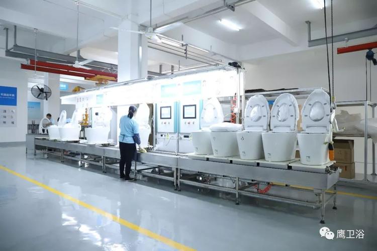 这是鹰卫浴除台湾智能电子产品生产基地外的又一新建的生产车间